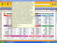 ATW Football World Cup 2006 wallchart screenshot